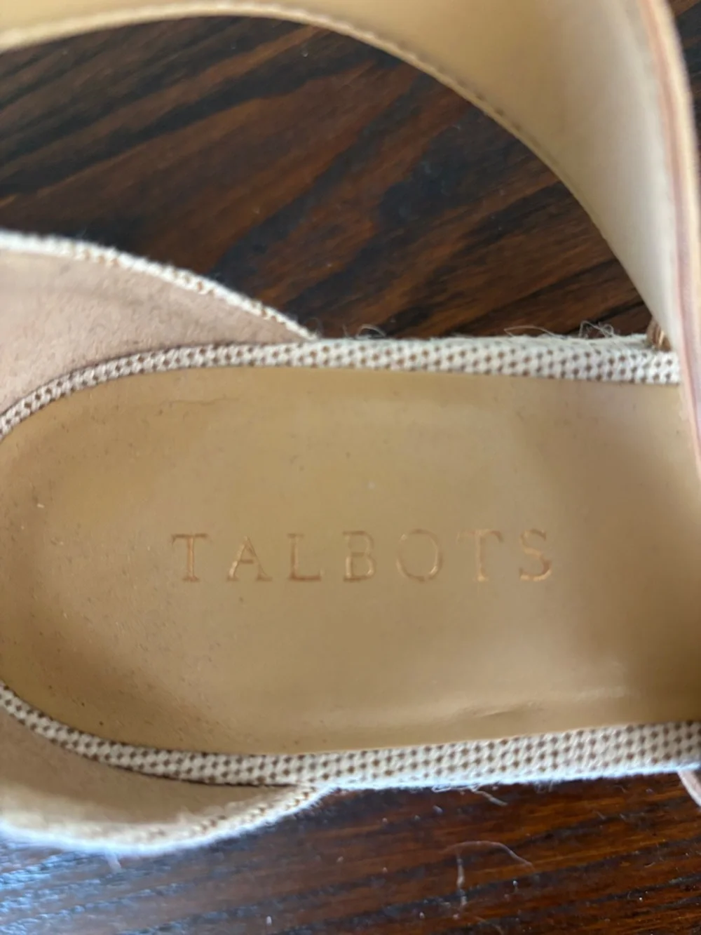 Talbots Lyndsay Espadrille Wedge Sandals